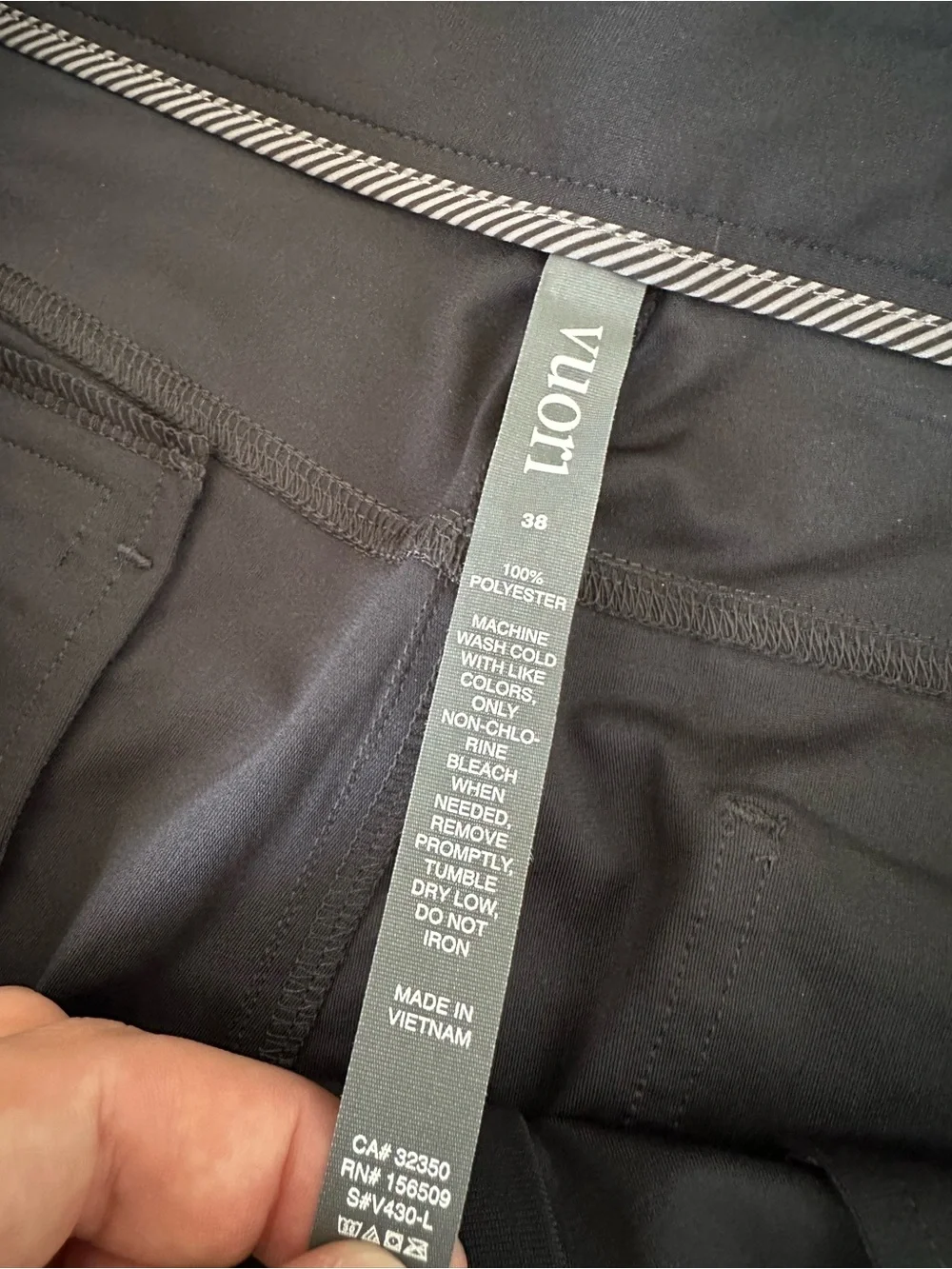 Vuori Meta Pant Athletic Slim Fit (Black)